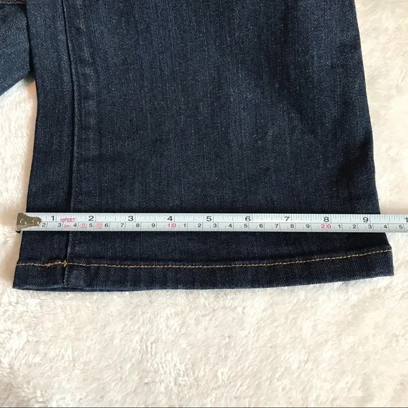 Tommy Hilfiger modern bootcut dark blue jeans size 8S - Picture 7 of 14